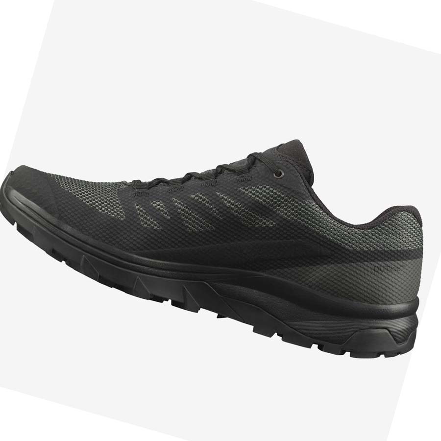 Tenis Senderismo Salomon OUTLINE WIDE GORE-TEX Hombre Negros | MX 3610ZUT